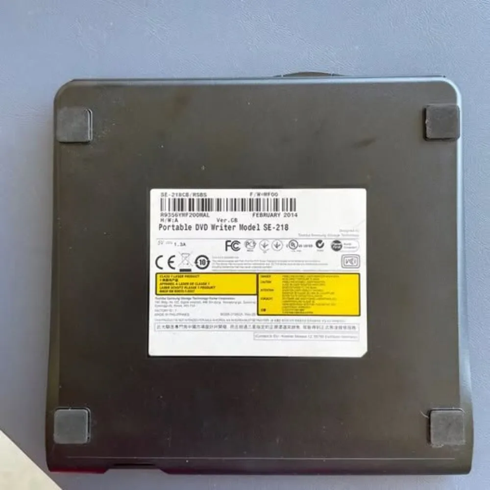 samsung portable DVD writer model SE-218
